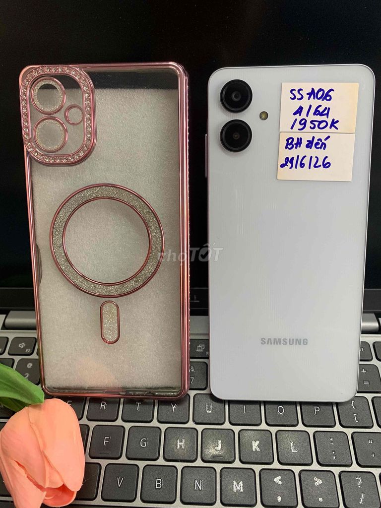 Samsung A06 4GB/64GB Trắng Đã qua sử dụng. Mua bán Điện thoại tại Quận Ninh Kiều Cần Thơ được đăng bởi Kim Ánh hình 1