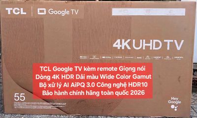 TV 4K TCL 55P635 55in 4K Google TV Bảo hành 2026. Mua bán Tivi, Âm thanh tại Quận 8 Tp Hồ Chí Minh được đăng bởi Nguyen nguyen
