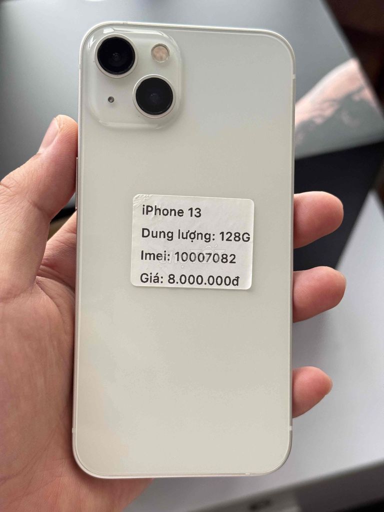 iPhone 13 128GB Trắng máy chuẩn zin đẹp keng. Mua bán Điện thoại tại Thành phố Buôn Ma Thuột Đắk Lắk được đăng bởi Nguyễn Hoàng hình 1