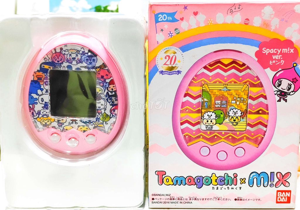 Bandai Tamagotchi Mix Spacy - Màu Hồng - Full Box