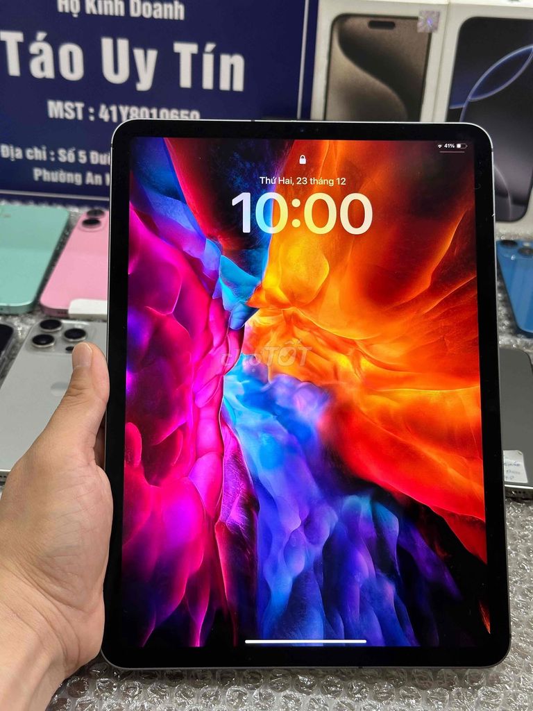 Ipad Pro 11inch 2020 128Gb Màu Đen+ 5G Có Sim P90%