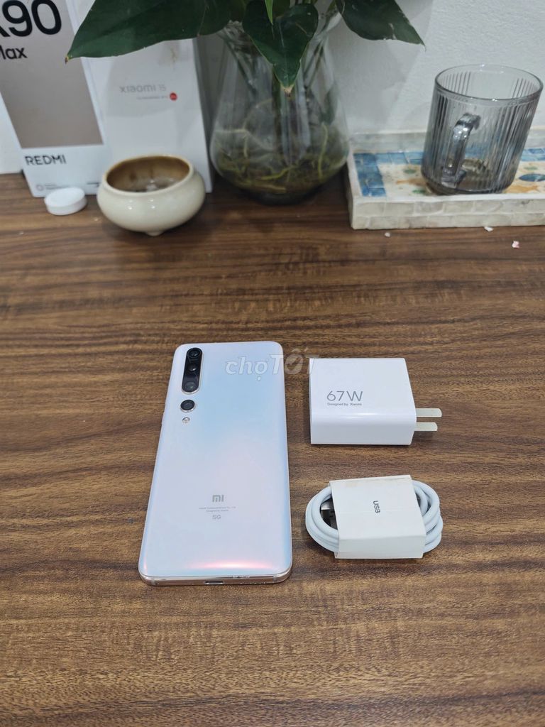 Xiaomi Mi 10 Pro 5G 8/256 Trắng sạc67w có ship COD. Mua bán Điện thoại tại Quận Hoàng Mai Hà Nội được đăng bởi Trần Ngọc Hiếu hình 1