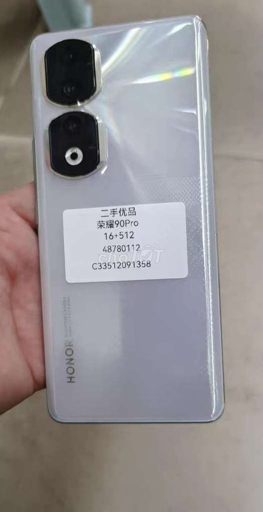 Honor 90 Pro 16/512GB Trắng. Mua bán Điện thoại tại Quận Bình Tân Tp Hồ Chí Minh được đăng bởi Lý thế cường hình 1