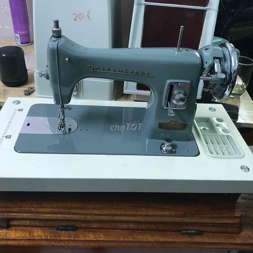 Máy may Mitsubishi Mini Xám xanh. Mua bán Nội thất, đồ gia dụng khác tại Quận 12 Tp Hồ Chí Minh được đăng bởi Minh Kien Truong hình 1