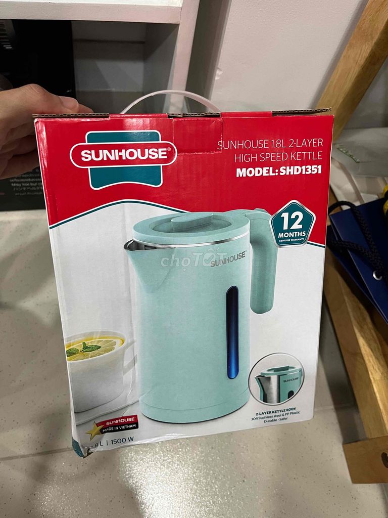 Bình đun siêu tốc inox 2 lớp Sunhouse SHD1351. Mua bán Bếp, lò, đồ điện nhà bếp tại Quận Tân Bình Tp Hồ Chí Minh được đăng bởi Hoàng hình 1