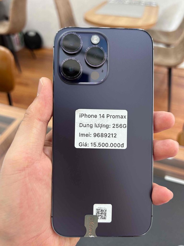 iPhone 14 Pro Max 256GB Tím máy đẹp keng. Mua bán Điện thoại tại Thành phố Buôn Ma Thuột Đắk Lắk được đăng bởi Nguyễn Hoàng hình 1