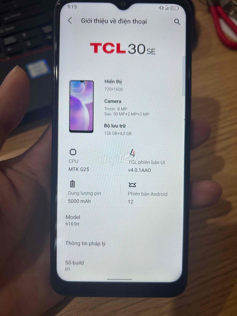 TCL 30 SE 128GB Đen. Mua bán Điện thoại tại Quận Hoàng Mai Hà Nội được đăng bởi Phong hình 1