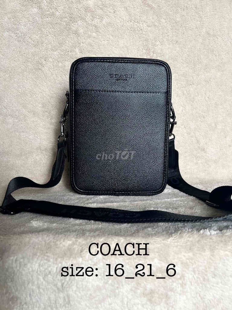 đeo chéo COACH size 16x21x6 fom hộp