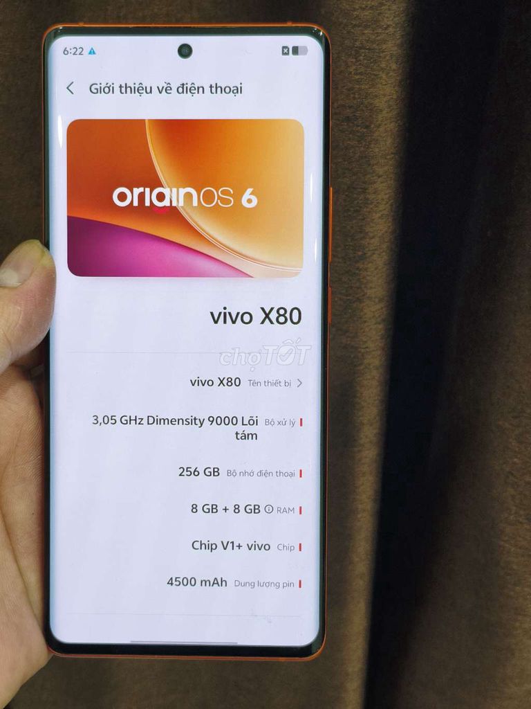 Vivo X80 256GB Cam Dimensity 9000. Mua bán Điện thoại tại Quận Hoàng Mai Hà Nội được đăng bởi Nguyennoi hình 1