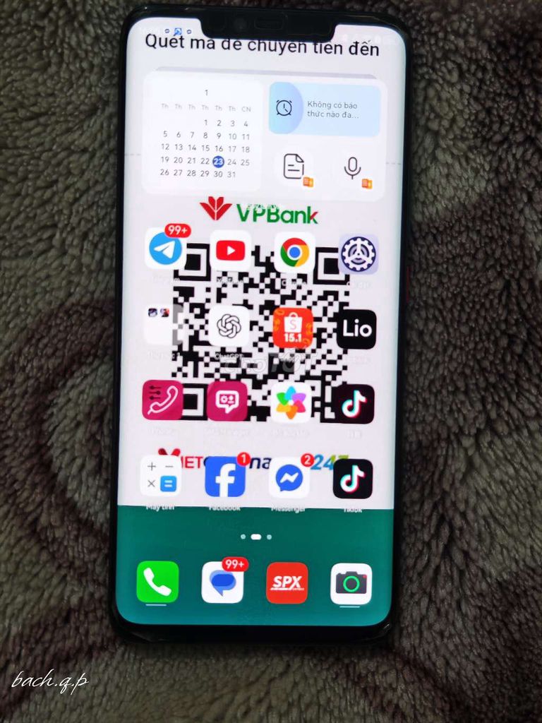 Huawei Mate 20 Pro 128GB Xanh ngọc. Mua bán Điện thoại tại Huyện Gia Lâm Hà Nội được đăng bởi Phạm Quý Bách hình 1