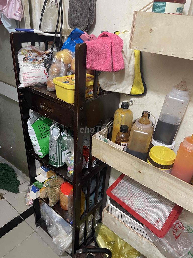Kệ Gỗ 4 Tầng Màu Nâu. Mua bán Tủ, kệ gia đình tại Quận 12 Tp Hồ Chí Minh được đăng bởi Trần Ánh Tuyết hình 1