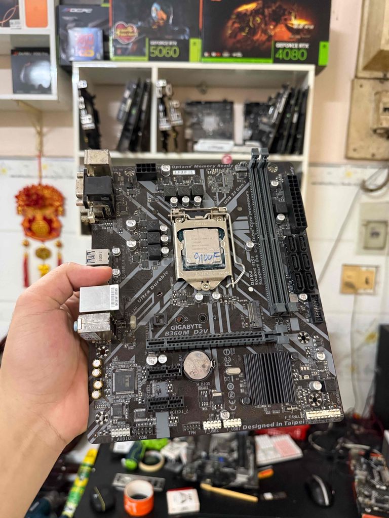 Mainboard Gigabyte B360 + i3 9100F. Mua bán Linh kiện (RAM, Card...) tại Huyện Hóc Môn Tp Hồ Chí Minh được đăng bởi Thanh Tâm hình 1