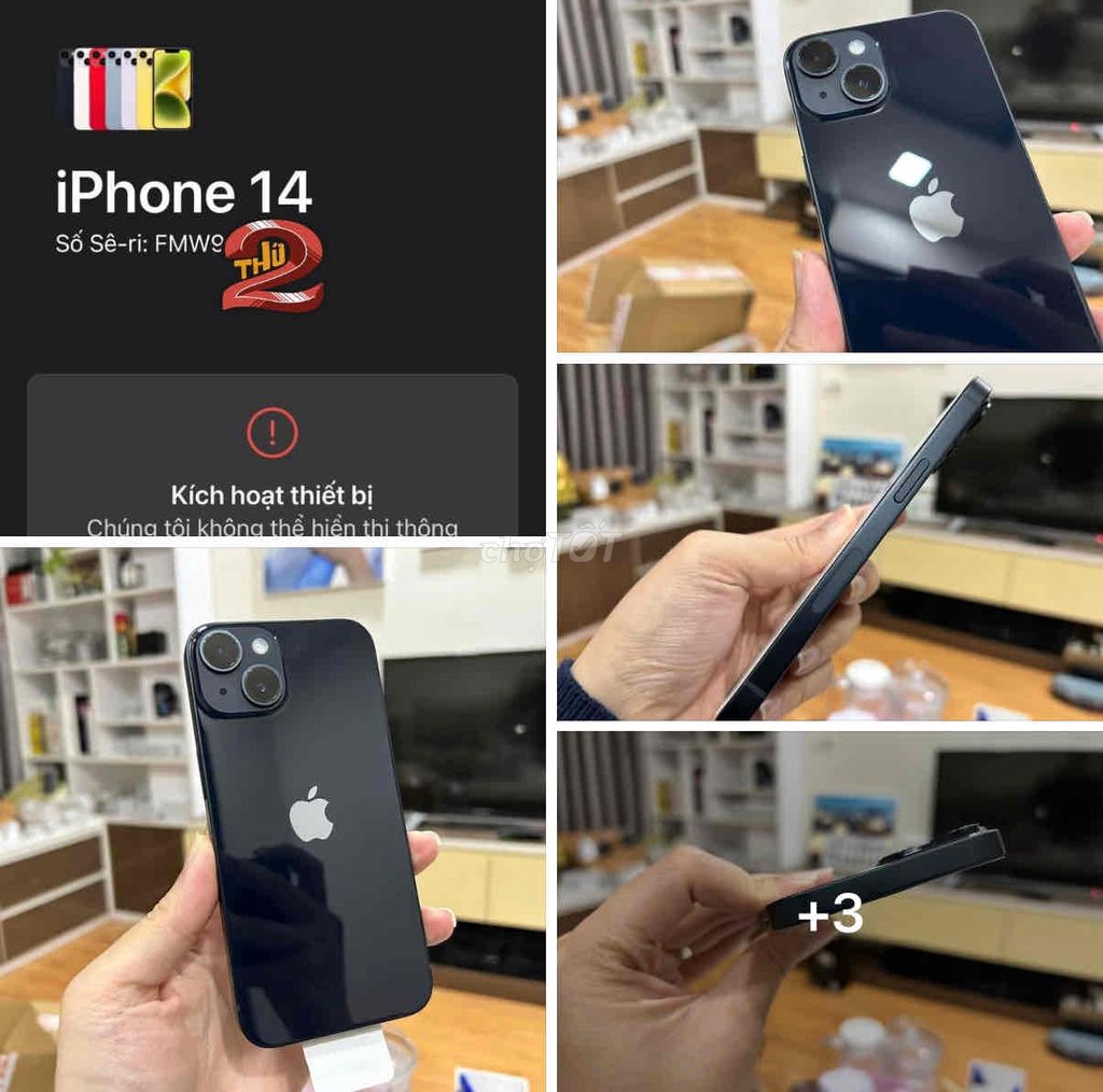 iPhone 14 128GB Đen Mới Fullbox APPLE 12/2024 NEW. Mua bán Điện thoại tại Quận Thanh Xuân Hà Nội được đăng bởi Nguyễn Huy Dũng hình 1