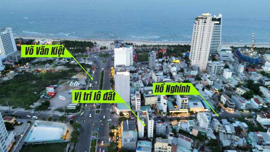 CHO THUÊ ĐẤT: Mặt tiền Hồ Nghinh. Diện tích: 115m. Sát góc Võ Văn Kiêt