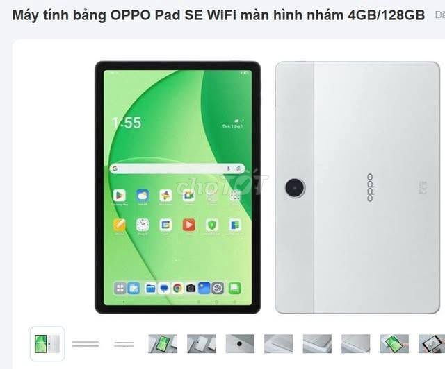 OPPO Pad SE 4GB/128GB Trắng WiFi. Mua bán Máy tính bảng tại Quận 5 Tp Hồ Chí Minh được đăng bởi Hội Đồ Điện Tử hình 1