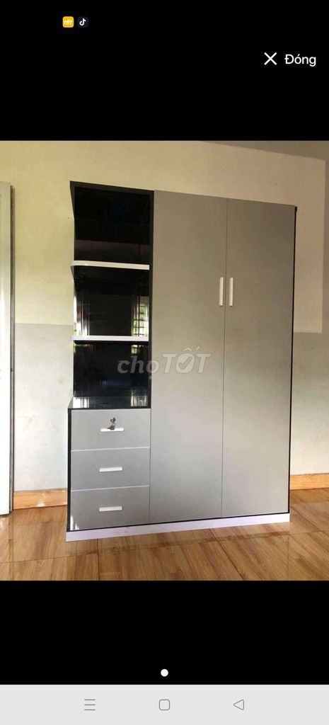 Tủ quần áo Nhựa Đài Loan 2 cánh + kệ TT ian. Mua bán Tủ, kệ gia đình tại Thị xã Bến Cát Bình Dương được đăng bởi hạnh hình 1