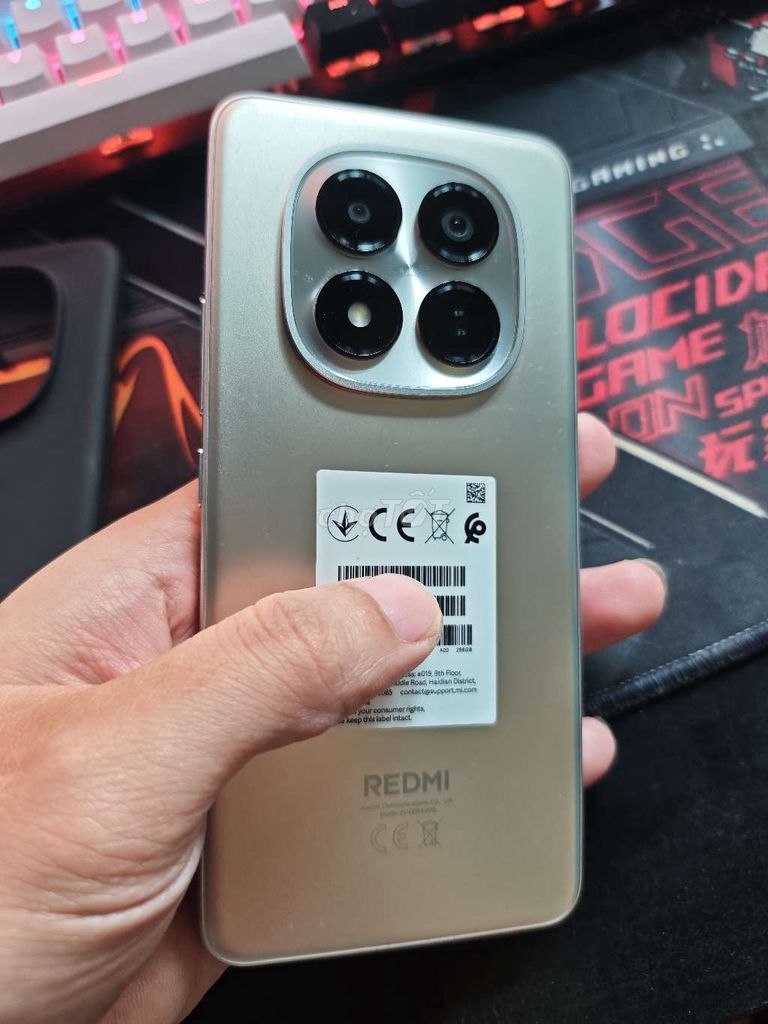 Redmi Note 15 Pro 4G 8/256GB màu gold Quốc Tế. Mua bán Điện thoại tại Quận Hà Đông Hà Nội được đăng bởi Hien hình 1