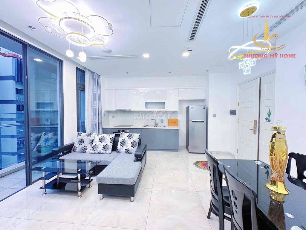 2к квартира Vinhomes Golden River 1-й округ, вид на реку, мебель