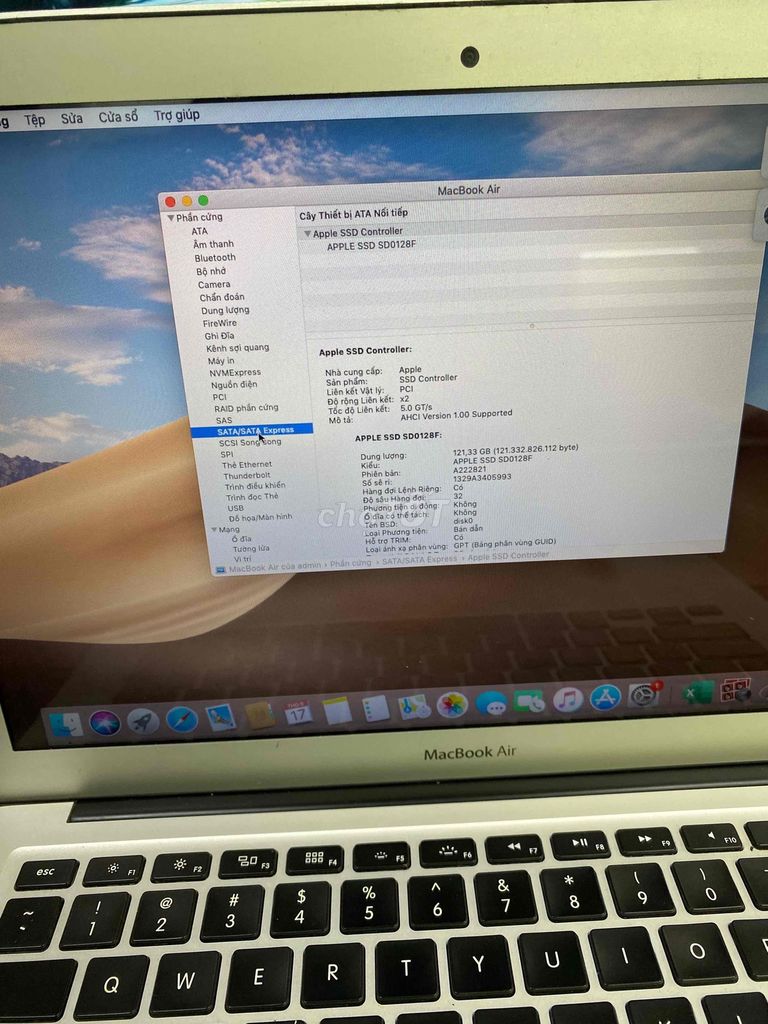 macbook air 2014 i7 ram 8 ssd 128 màn 13 inh đẹp. Mua bán Laptop tại Quận Hoàng Mai Hà Nội được đăng bởi Mac98 hình 4