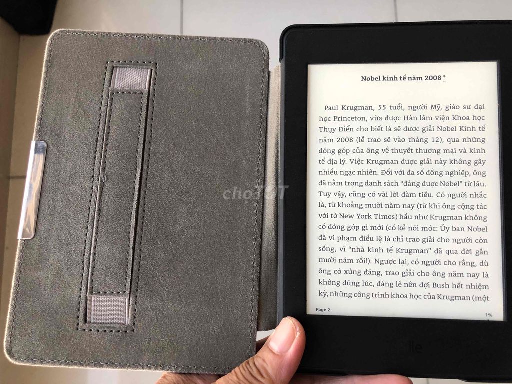 Máy đọc sách Kindle Paperwhite màu Đen Gen 7th. Mua bán Máy tính bảng tại Quận Bình Thạnh Tp Hồ Chí Minh được đăng bởi Trí hình 1