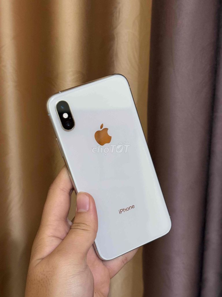 iphone xs 256G Qte zin nguyên bản pin91 màu trắng