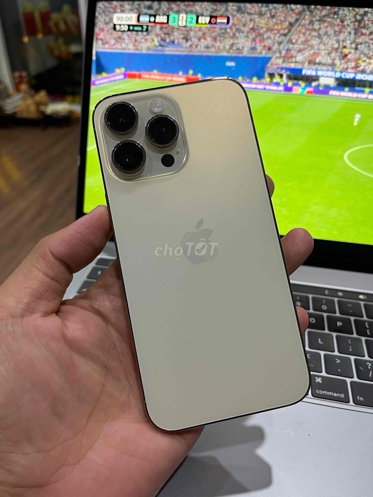 iPhone 14 Pro Max 256GB Vàng Lock đã CNC. Mua bán Điện thoại tại Thành phố Thủ Đức Tp Hồ Chí Minh được đăng bởi Lam Store hình 1