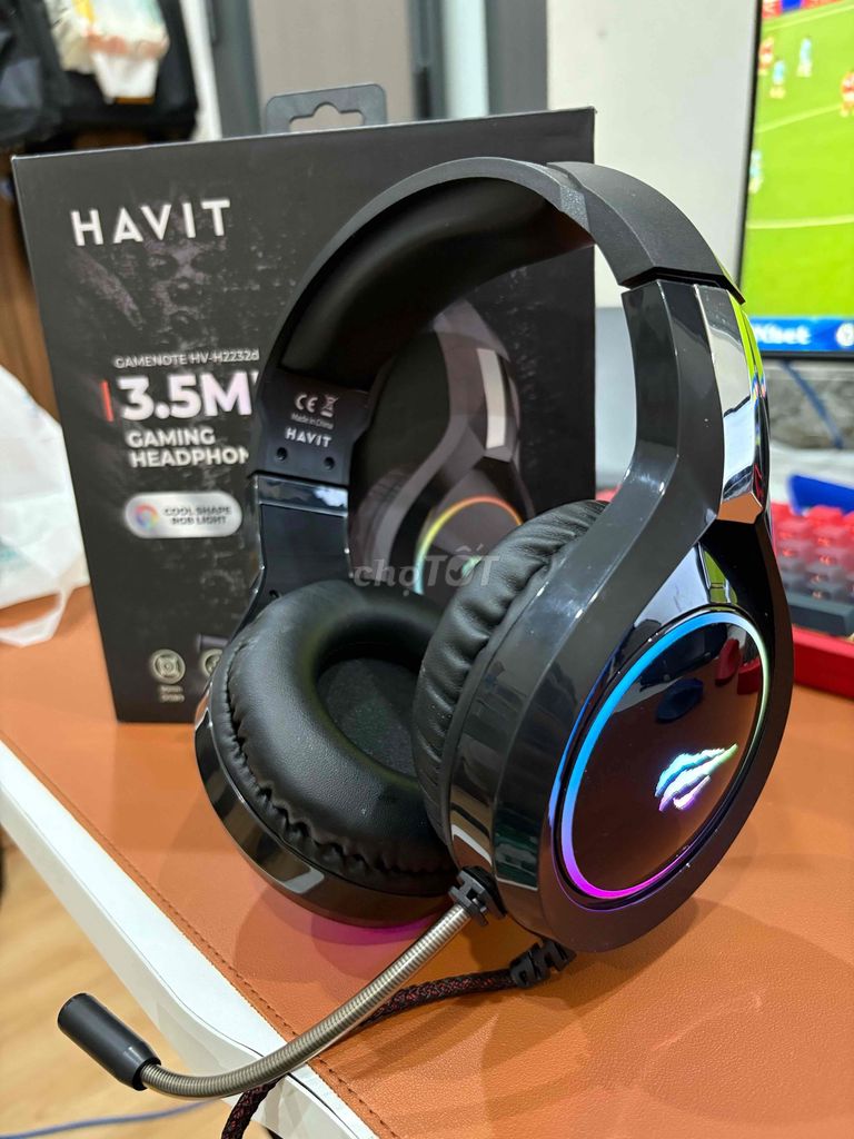 Tai nghe gaming Havit HV-H2232d Đen. Mua bán Tivi, Âm thanh tại Quận Hải Châu Đà Nẵng được đăng bởi Kha Nguyen hình 1