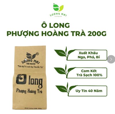 Ô LONG PHƯỢNG HOÀNG TRÀ 200G - SƯƠNG MAI. Mua bán Đồ ăn, thực phẩm và các loại khác tại Quận Hoàng Mai Hà Nội được đăng bởi Siêu thị Anh Tú 88