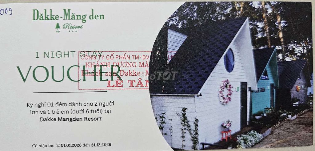 Voucher Nghỉ dưỡng Dakke Măng Đen. Du lịch tại Quận 3 Tp Hồ Chí Minh được đăng bởi LE LONG hình 1