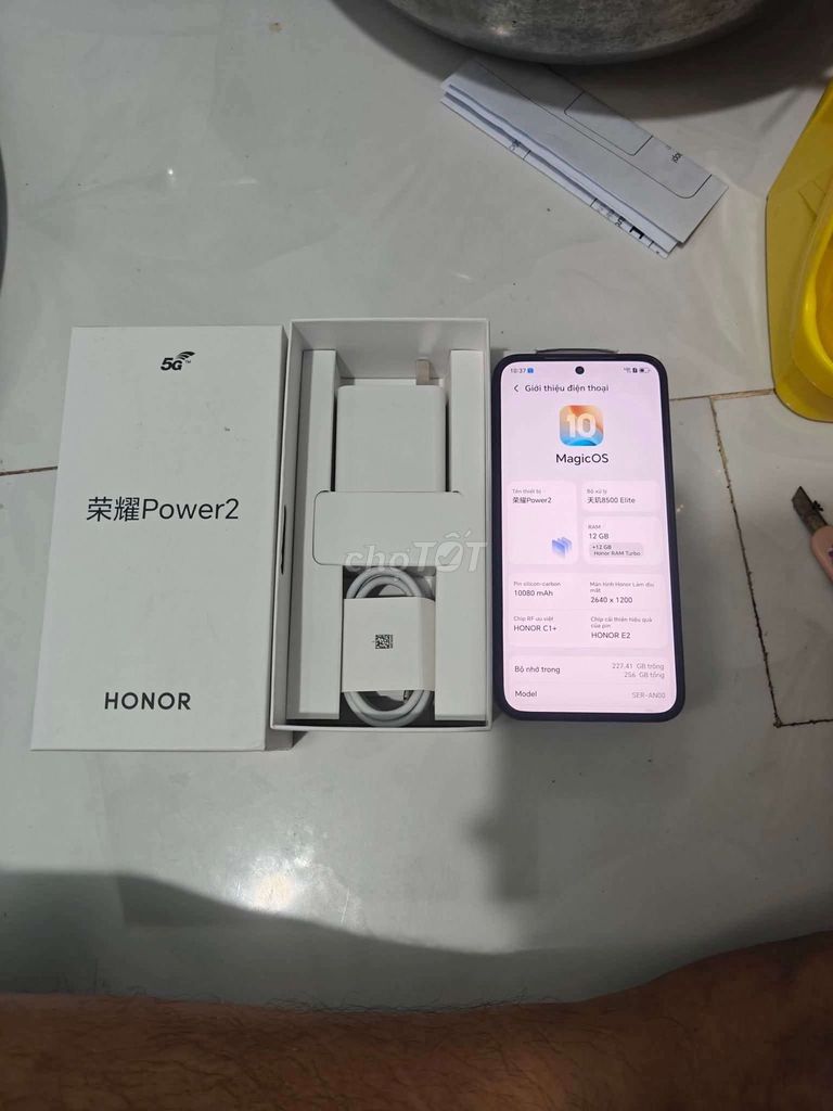 Honor Power2 256GB Trắng. Mua bán Điện thoại tại Thành phố Biên Hòa Đồng Nai được đăng bởi tuấn  hình 1