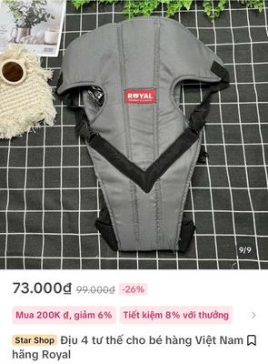 địu 4 tư thế. Mua bán Mẹ và bé tại Huyện Cần Đước Long An được đăng bởi Shop HaLa 10xu20xu