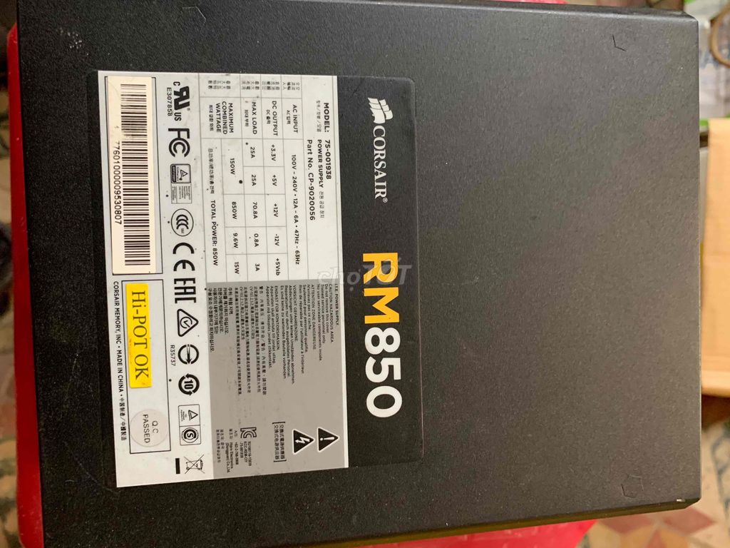 Nguồn máy tính Corsair RM850 850W Đen. Mua bán Linh kiện (RAM, Card...) tại Thành phố Thủ Đức Tp Hồ Chí Minh được đăng bởi hoang hình 1