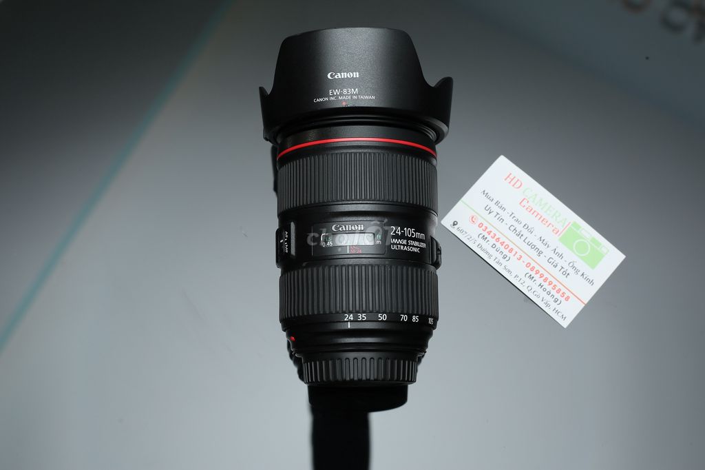 Ông kính Canon EF 24-105mm F/4 L II IS USM Mới 97%