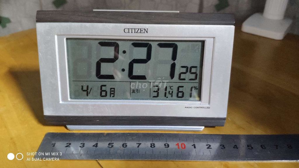 Đồng hồ báo thức Citizen Radio Controlled. Mua bán Nội thất, đồ gia dụng khác tại Quận 1 Tp Hồ Chí Minh được đăng bởi Toàn Châu hình 1