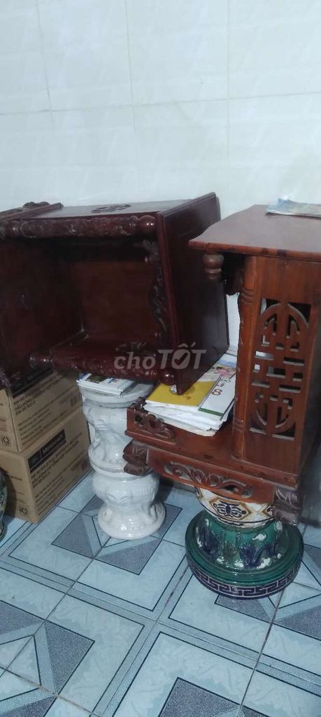 Bàn thờ Thần Tài Gỗ Nâu 50x70cm. Mua bán Nội thất, đồ gia dụng khác tại Thành phố Thủ Đức Tp Hồ Chí Minh được đăng bởi quý hình 1