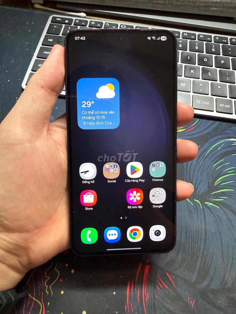 Samsung S23 Đen Đã qua sử dụng. Mua bán Điện thoại tại Thành phố Thủ Đức Tp Hồ Chí Minh được đăng bởi Kiều Văn Đoàn hình 1