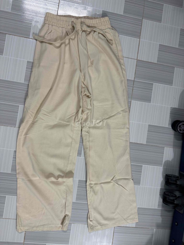 Quần Linen Pealo L Kem Unisex. Mua bán Quần áo tại Quận Cái Răng Cần Thơ được đăng bởi Bình hình 1