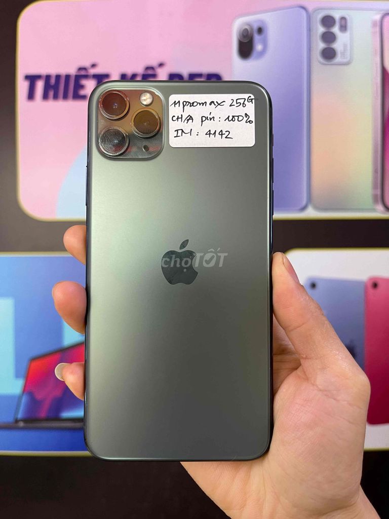 11 Promax 256GB Zin  Nguyên áp keng 99% 2 Sim VL. Mua bán Điện thoại tại Quận Lê Chân Hải Phòng được đăng bởi Huy Tưởng Mobile hình 1