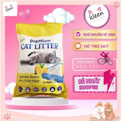 Cát vệ sinh cho mèo không bụi bịch 4kg