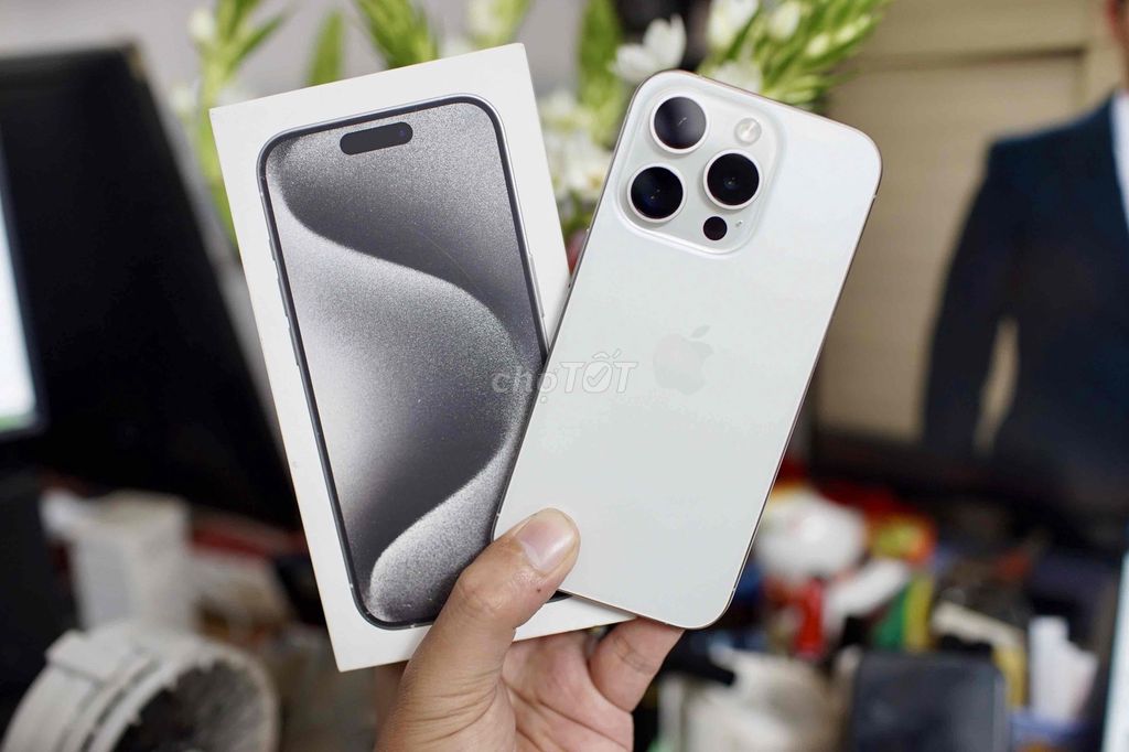 iPhone 15 Pro 128Gb bạc - VN/a 2 sim 5G zin99%. Mua bán Điện thoại tại Quận 5 Tp Hồ Chí Minh được đăng bởi Lê Trọng Tấn hình 1