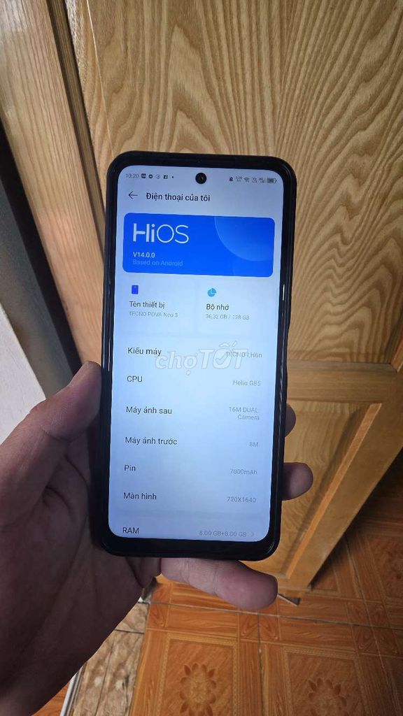 Tecno Pova Neo 3 r8/128 pin 7000. Mua bán Điện thoại tại Huyện Thạch Thất Hà Nội được đăng bởi Manh Hung hình 1