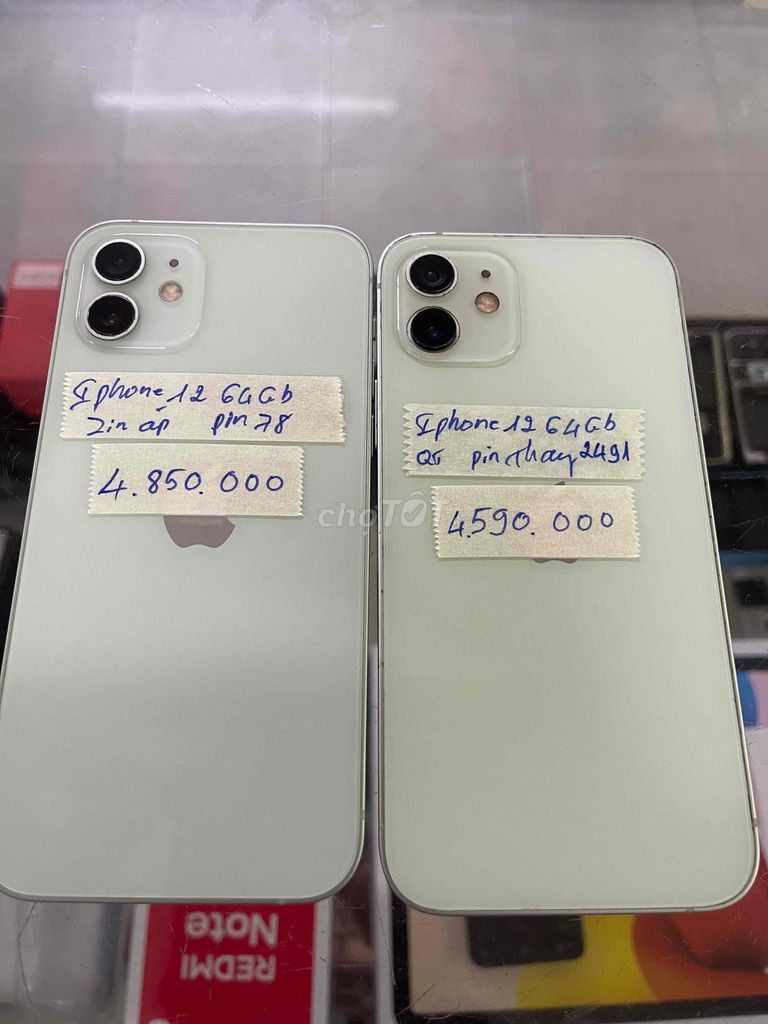 Iphone 12 64GB QT xanh zin áp. Mua bán Điện thoại tại Quận Ninh Kiều Cần Thơ được đăng bởi Cầm Đồ Anh Quý hình 1