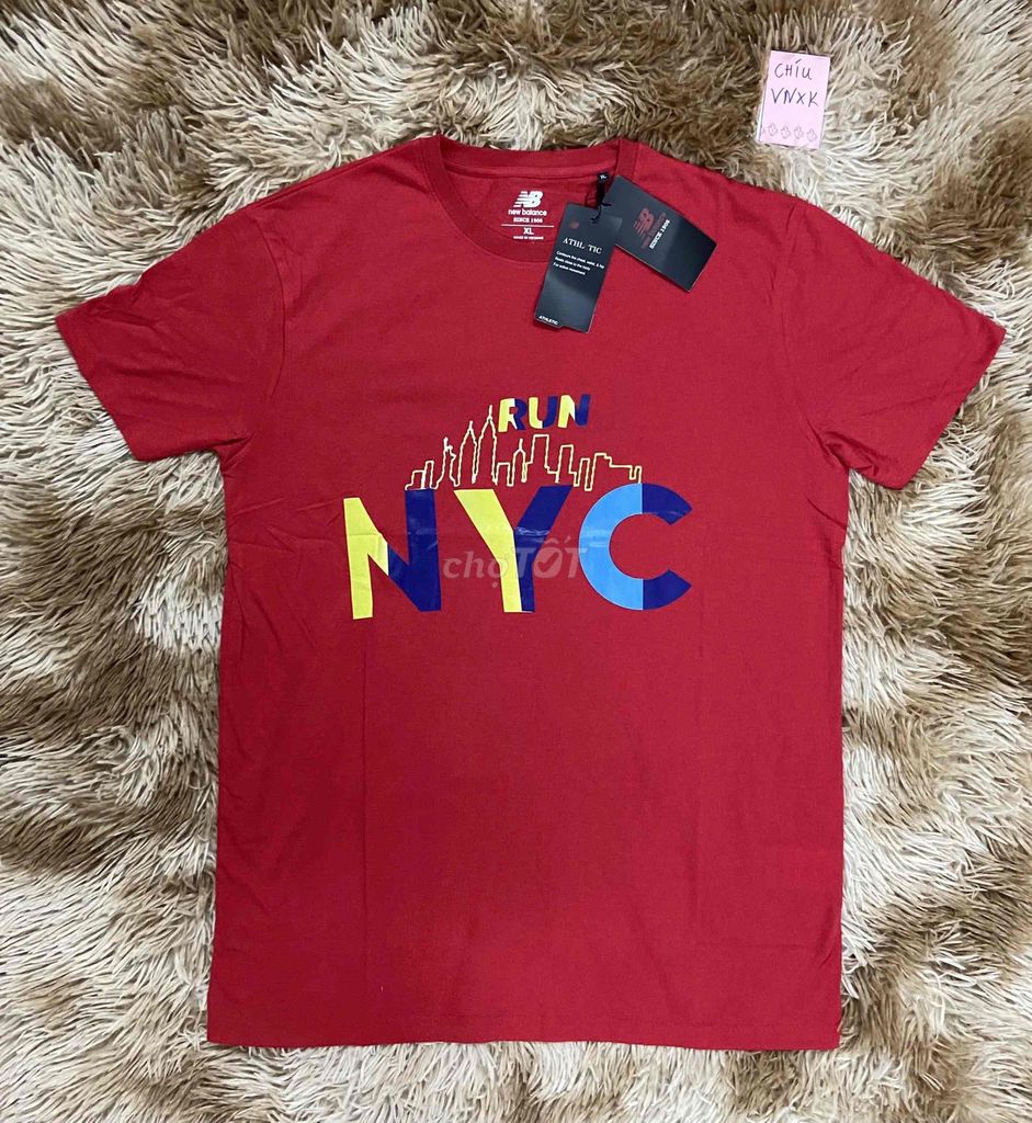 Áo thun nam New Balance Cotton đỏ. Mua bán Quần áo tại Thành phố Sa Đéc Đồng Tháp được đăng bởi CHÍU VNXK hình 1