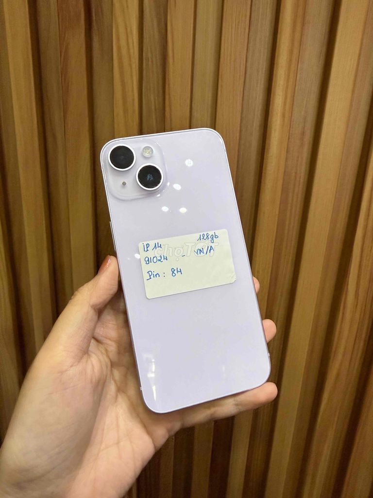 iPhone 14 128GB Tím bản VN nguyên zin. Mua bán Điện thoại tại Quận 10 Tp Hồ Chí Minh được đăng bởi Đăng Sơn Store hình 1
