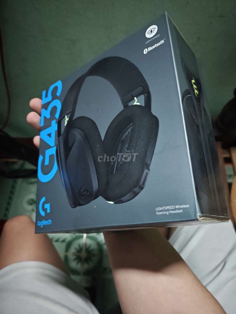 Tai nghe Logitech G435 Đen. Mua bán Tivi, Âm thanh tại Thành phố Pleiku Gia Lai được đăng bởi Hoàng Hạc hình 1