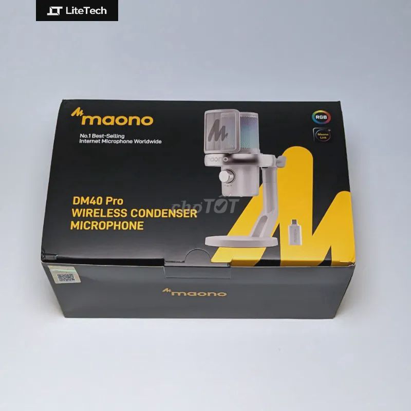 Microphone Maono RGB DGM40 Pro - Hàng mới. Mua bán Tivi, Âm thanh tại Quận 3 Tp Hồ Chí Minh được đăng bởi LiteTech Store hình 1