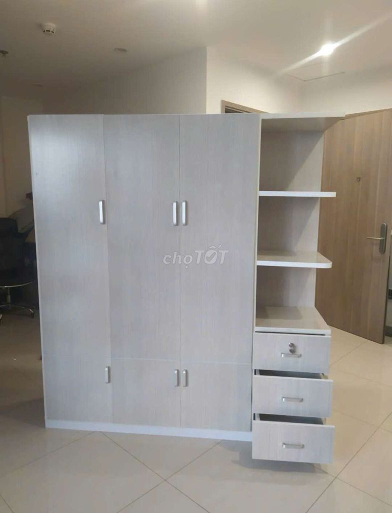 TỦ NHỰA ĐÀI LOAN 3 CÁNH 1 KỆ MÀU VÂN GỖ SỒI . Mua bán Tủ, kệ gia đình tại Thành phố Dĩ An Bình Dương được đăng bởi Tủ nhựa đài loan hoàng quân hình 1