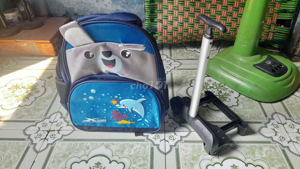 Balo trẻ em Baas Vải Xanh dương và GIÁ KÉO. Mua bán Mẹ và bé tại Thành phố Thủ Dầu Một Bình Dương được đăng bởi THỊNH  hình 1