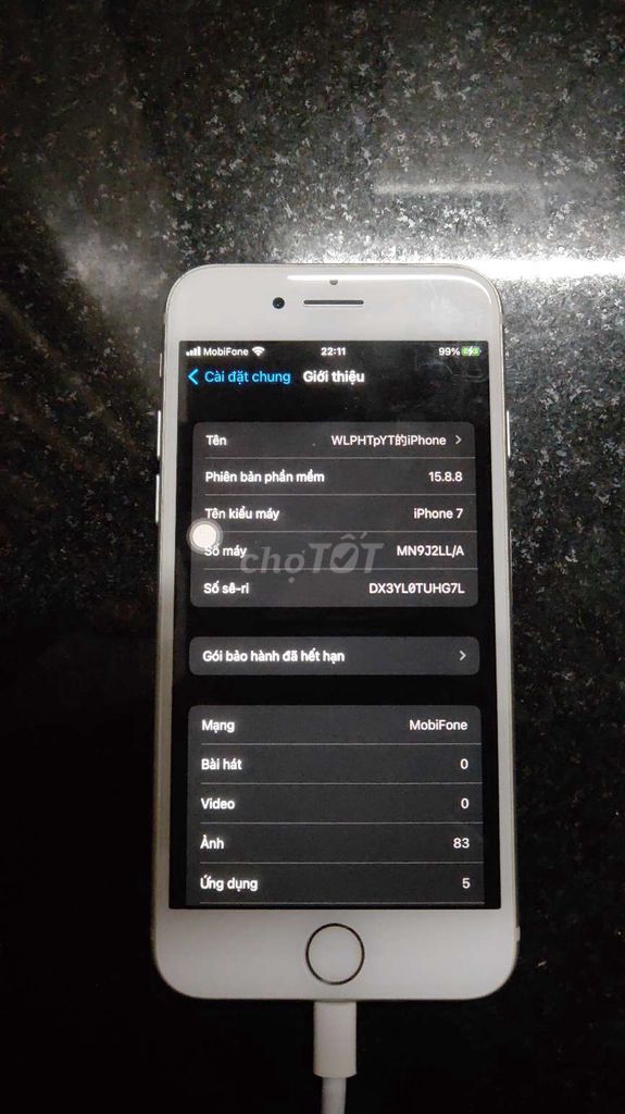 iPhone 7 Trắng. Mua bán Điện thoại tại Thành phố Huế Thừa Thiên Huế được đăng bởi Rốt Nguyễn hình 1