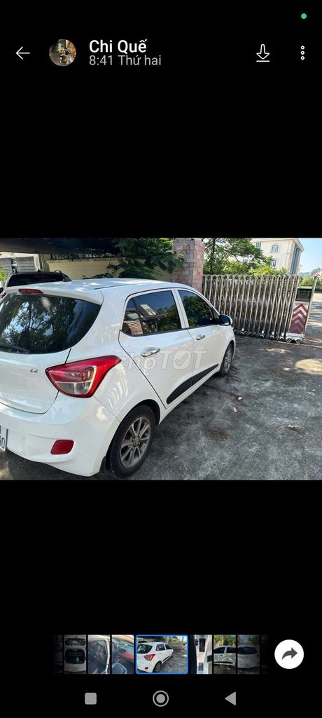 Hyundai Grand i10 хэтчбек белый 5 мест